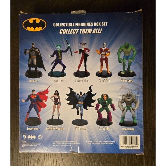 DC Comics 3" Figurine Box Set: Batman, Joker, Harley, Deadshot, Killer Croc NIB - Picture 4 of 4